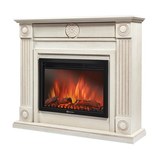 Электрокамин (очаг+портал)<br>Electrolux Frame 25 шпон белёный дуб с очагом EFP/P-2520LS